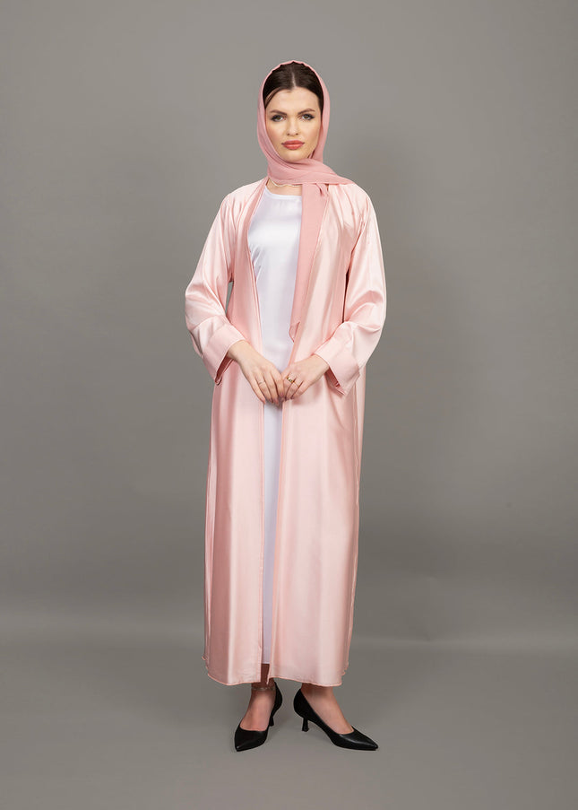 Blush Rose Luxury 3-Piece Abaya Set