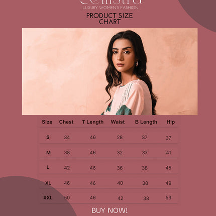 Peach Blossom Luxe Printed Set