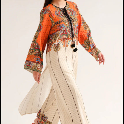 Sunset Mirage Printed Kaftan