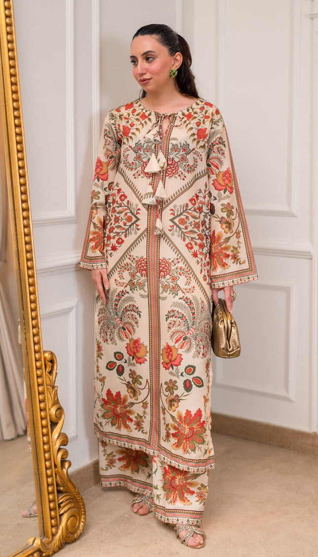 Ivory Garden Luxe Kaftan Set