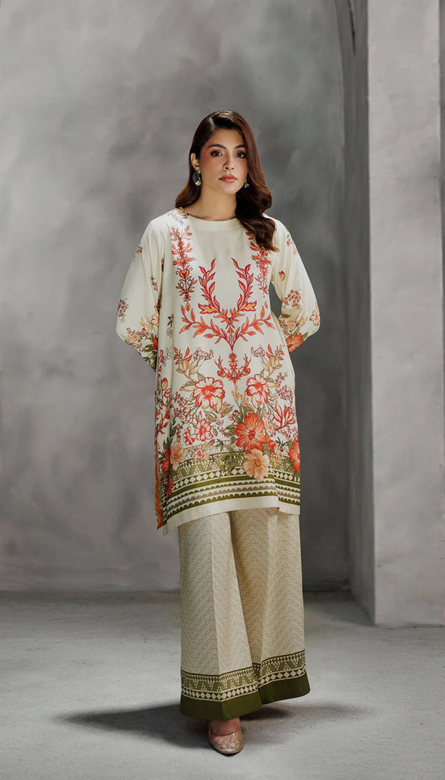 Autumn Grace Co-Ord Set – Natural Crepe