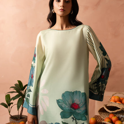 Mint Flora Kaftan