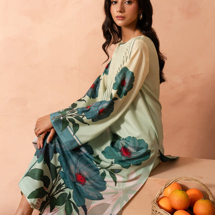 Mint Flora Kaftan
